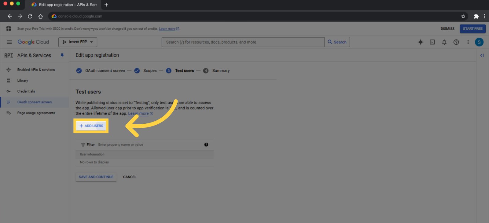 Step 18 - Google OAuth