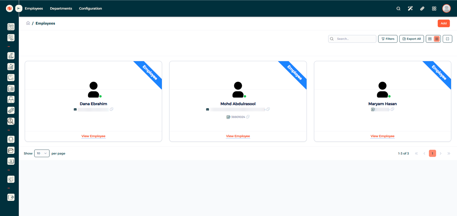 Step 2 - Create Employee Profile