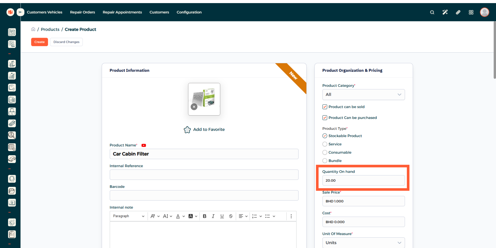 service-packages-products-step-17-enter-quantity